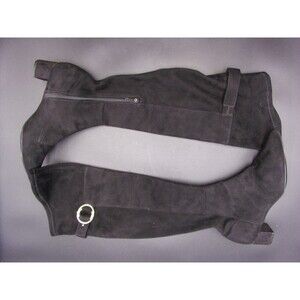 Calvin Klein Boots Womens 7.5 Knee High Georgeanna Black Faux Suede Tall